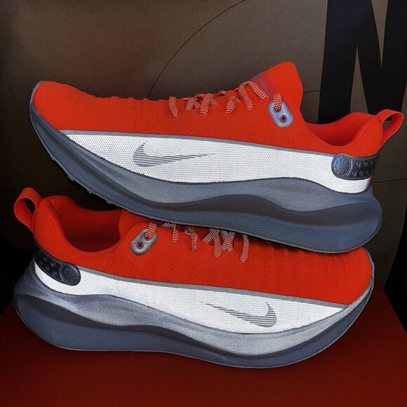 NEW Nike ReactX Infinity Run 4 PRM HQ2934-800 Hyper Crimson Orange Size 10.5